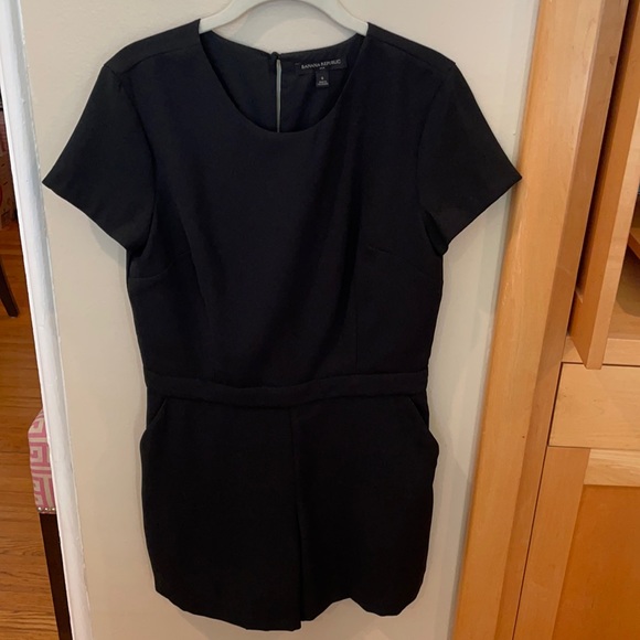 Banana Republic Pants - BR Romper Black Dressy Shorts Jumpsuit Onepiece